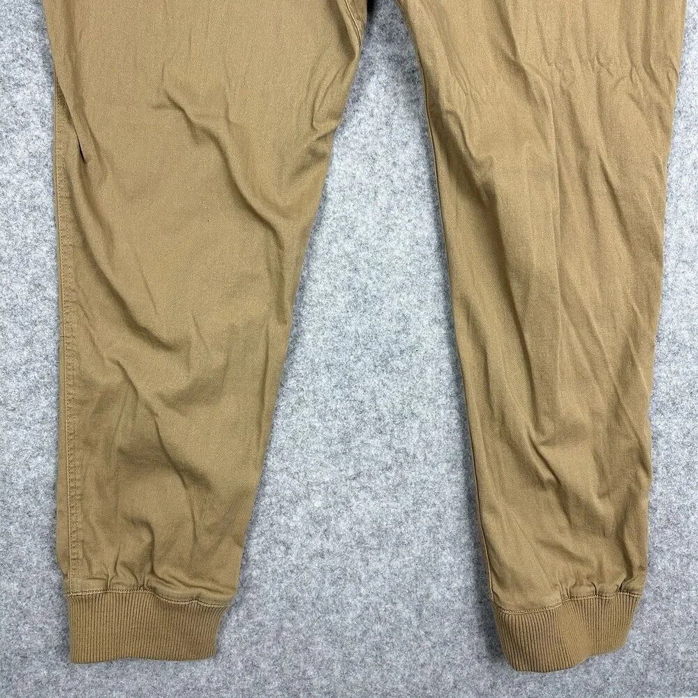 Publish Pants Mens Size 44 Tan Legacy Joggers Cotton Stretch Casual Preppy Logo